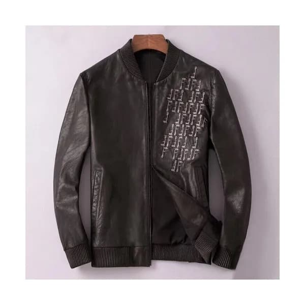 Fendi 2019 Mens Casual Leather Jacket - 펜디 2019 남성… - 1