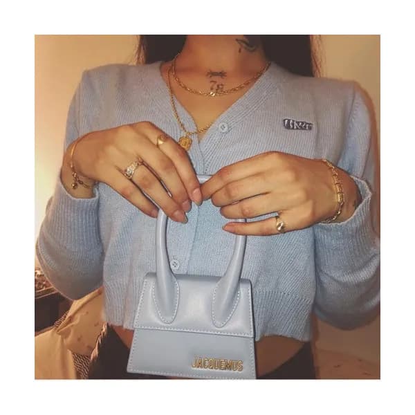 Jacquemus 2019 Leather Mini Tote Shoulder Cross Ba… - 1