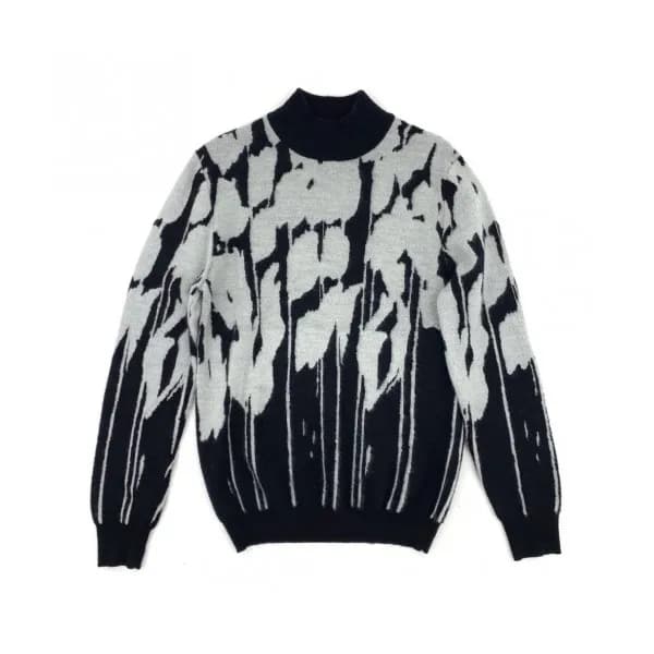 Dior 2019 Mens Retro Logo Turtle-neck Sweater - 디올… - 1