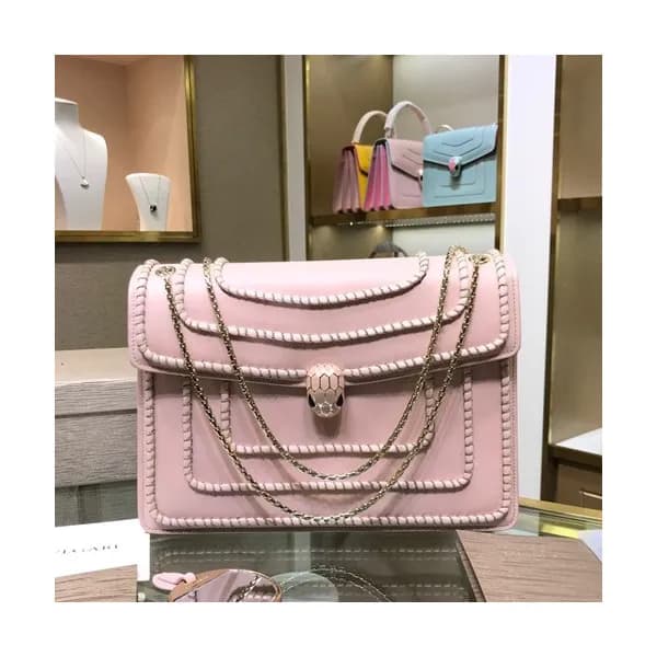 Bvlgari 2019 Serpenti Chain Shoulder Bag,28CM - 불가… - 1