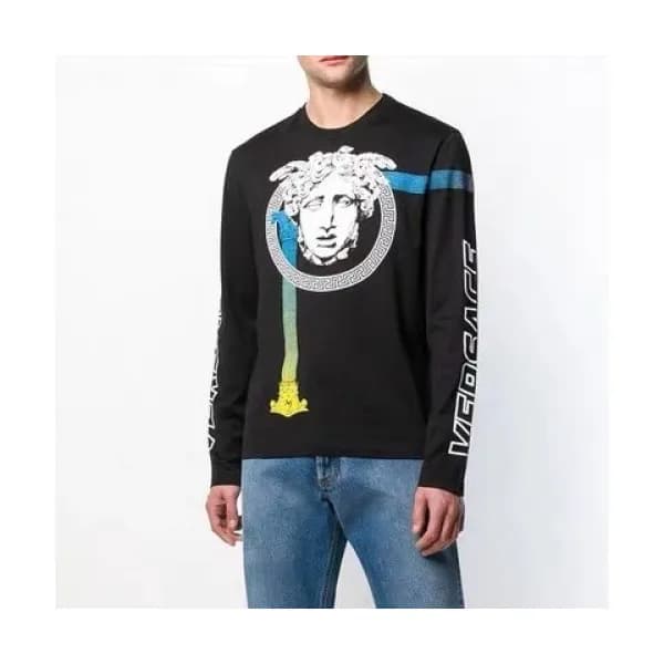 [베르사체]Versace 2020 Mens Medusa Logo Crew-neck Cott… - 1