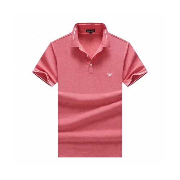 [알마니]Armani 2020 Mens Logo Cotton Short Sleeved Po… - 1