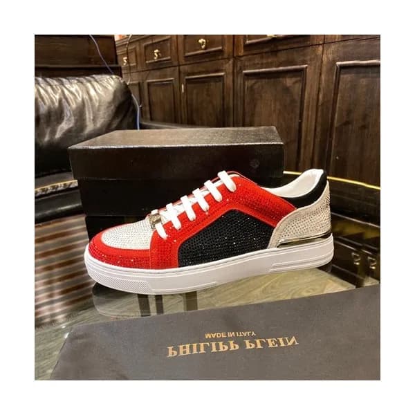 Philipp Plein 2020 Mens Suede & Cubic Sneakers - 필… - 1