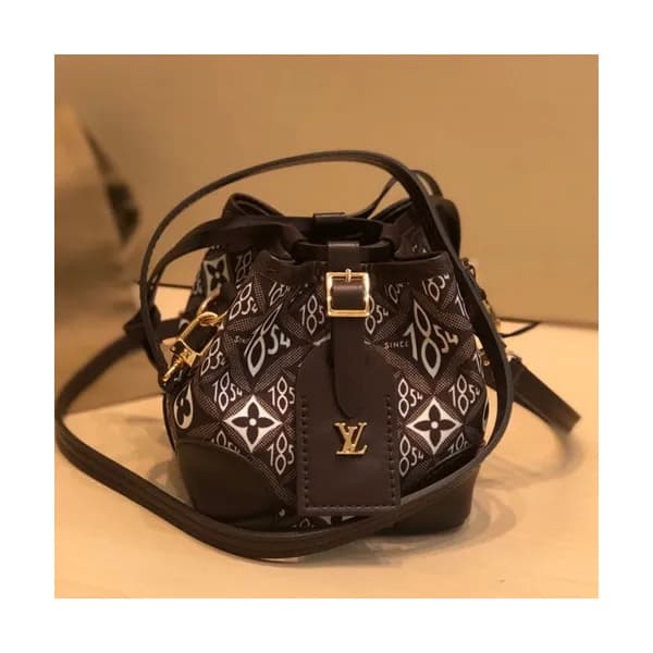 Louis Vuitton 2020 Denim Mini Bucket Shoulder Cros… - 1