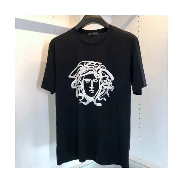 [베르사체]Versace 2020 Mens Logo Silket Short Sleeved … - 1