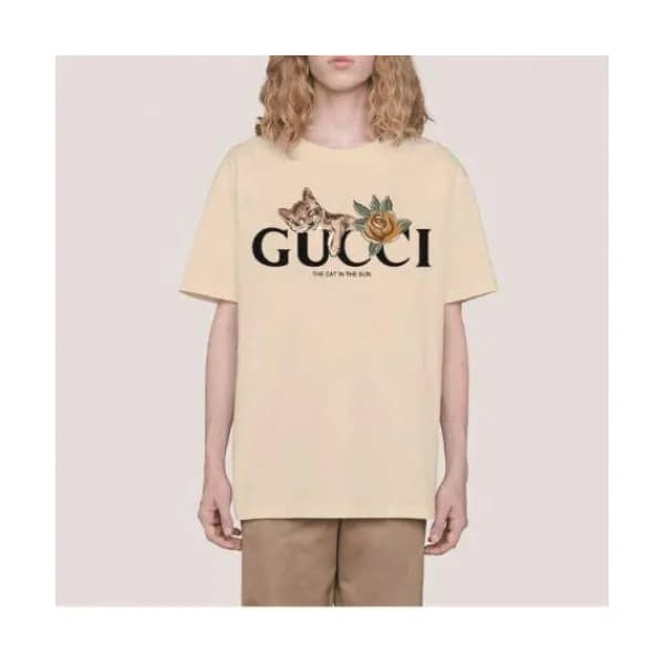 [매장판]Gucci 2020 Mm/Wm Logo Cotton Short Sleeved Ts… - 1