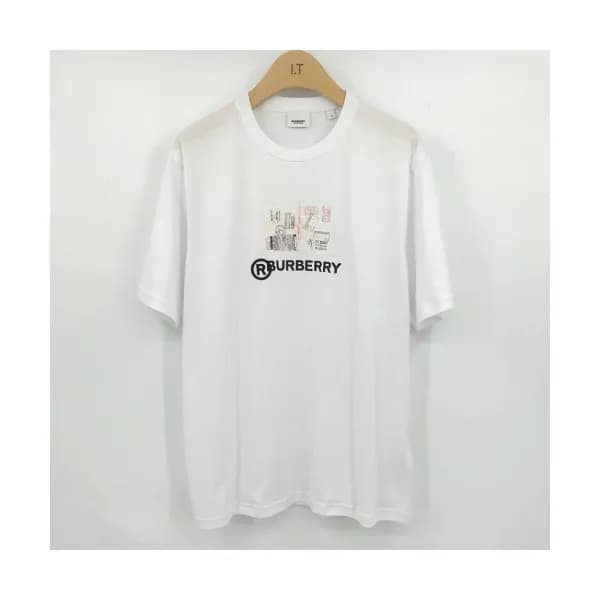 [버버리]Burberry 2020 Mm/Wm Logo Cotton Short Sleeved… - 1