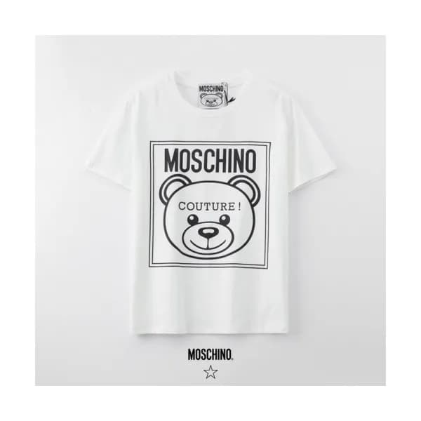 [모스키노]Moschino 2020 Mm/Wm Logo Cotton Short Sleeve… - 1