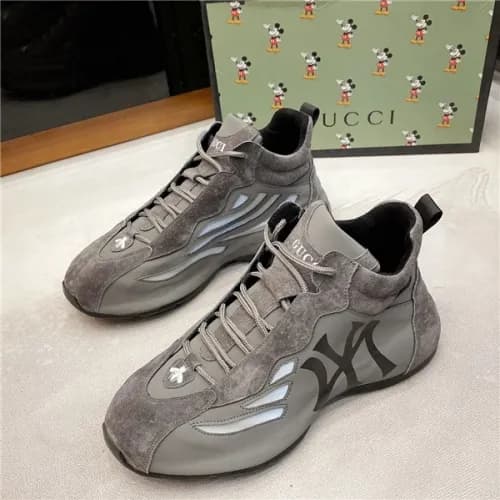 Gucci 2020 Men's Leather Sneakers - 구찌 2020 남성… - 1