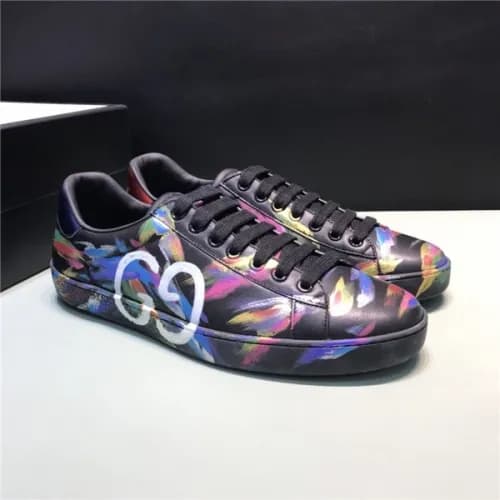 Gucci 2020 Men's Leather Sneakers - 구찌 2020 남성… - 1