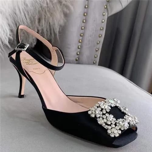 Roger Vivier 2021 Women's Silk High Heel Sanda… - 1