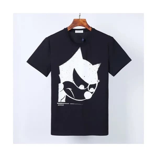 [매장판]Moncler 2021 Mens Logo Crew-neck Short Sleeve… - 1