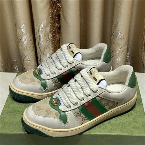[매장판]Gucci 2021 Women's Leather Sneakers - 구찌 … - 1