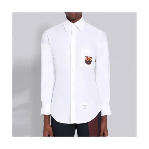 Thom Browne Mens Strap Cotton Tshirts - 톰브라운 남성 스트… - 1