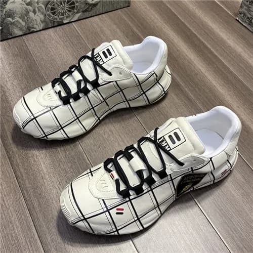 [매장판]Gucci 2021 Men's Leather Sneakers,GUCS144… - 1