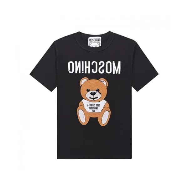 Moschino Mm/Wm Logo Cotton Short Sleeved Tshirts… - 1