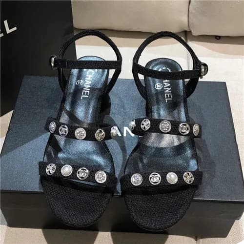 [매장판]Chanel 2021 Women's Leather Sandal,CHAS06… - 1