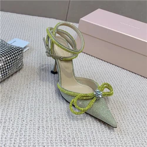 Mach & Mach 2021 Women's Leather/Silk High Hee…