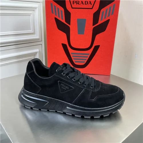 Prada 2021 Men's Leather Sneakers,PRAS0795 - 프… - 1
