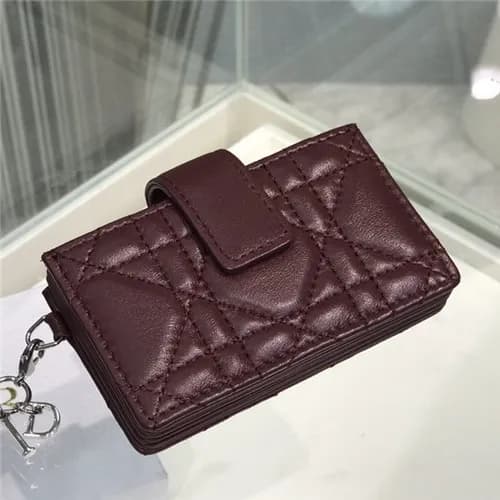 Dior 2021 Women's Leather Card Purse,10.5cm,DI… - 1