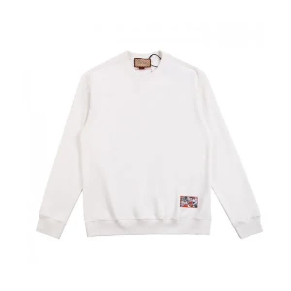 Gucci Mm/Wm Logo Crew-neck Cotton Tshirts Ivory … - 1