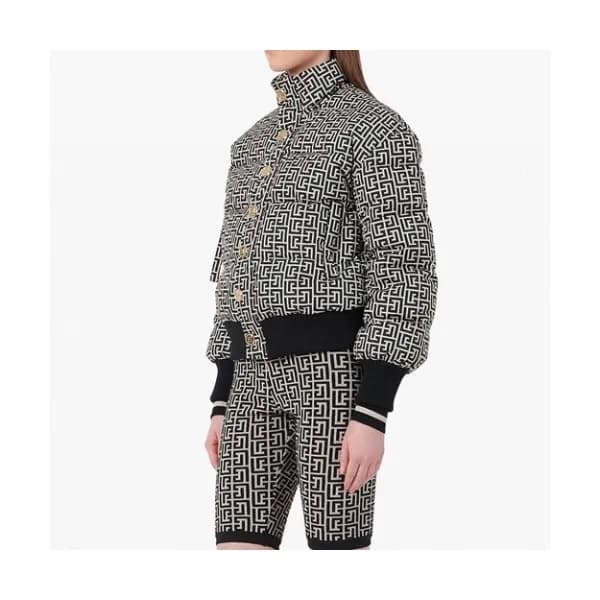 Balmain Womens Goose-down Padding Black - 발망 2021… - 1