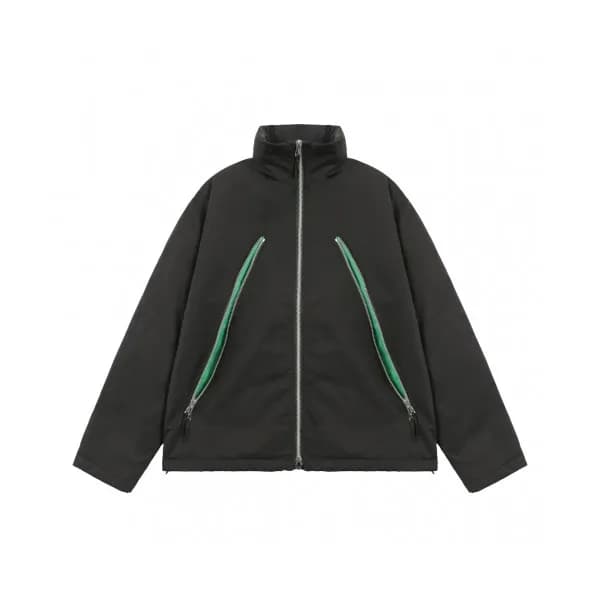Bottega Veneta Unisex Casual Jackets Black - 보테가베네… - 1