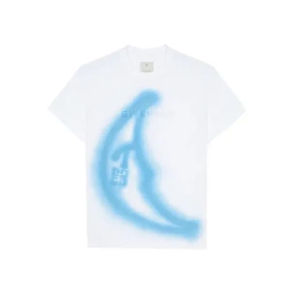 지방시 남성 크루넥 화이트 반팔티 - Mens White Tshirts - giv0648x - 1