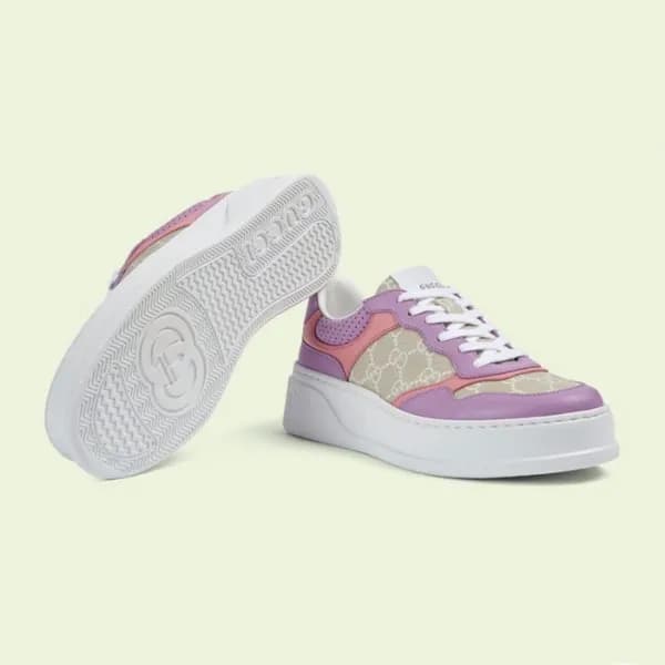 구찌 여성 트렌디 핑크 스니커즈- Womens Pink Sneakers - guc04784… - 1