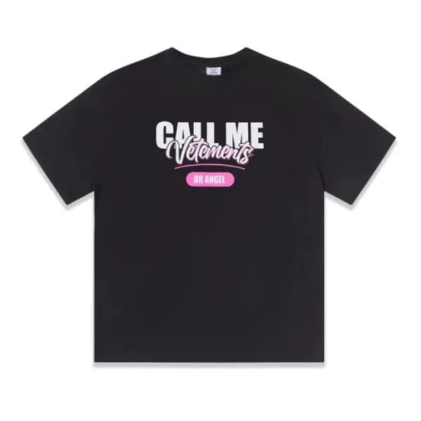 베트멍 남/녀 트렌디 블랙 반팔티 - Unisex Black Tshirts - vet028… - 1