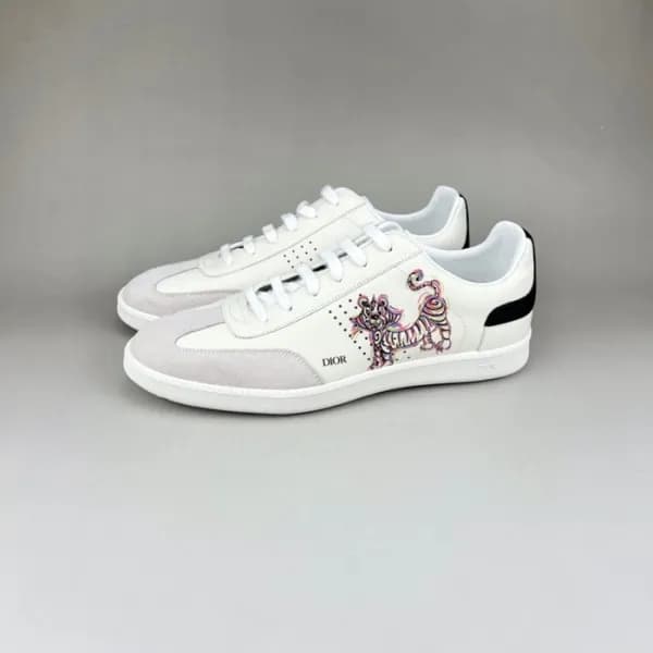디올 남성 시그니처 화이트 스니커즈 - Mens White Sneakers - dio019… - 1
