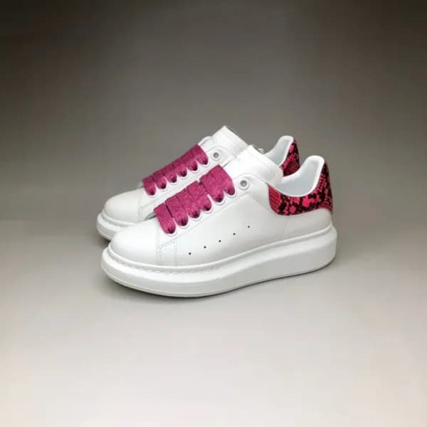 알렉산더맥퀸 남/녀 핑크탭 스니커즈 - Unisex Pink Sneakers - alx01… - 1