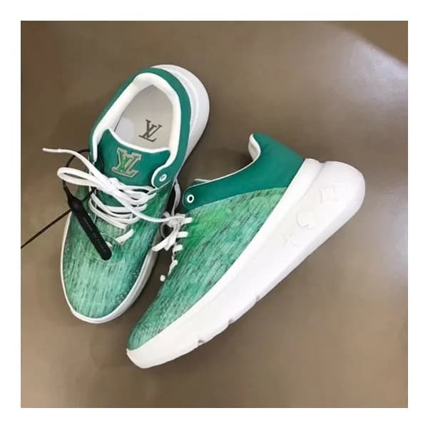 루이비통 남성 Show Up 그린 스니커즈 - Mens Green Sneakers - lo… - 1