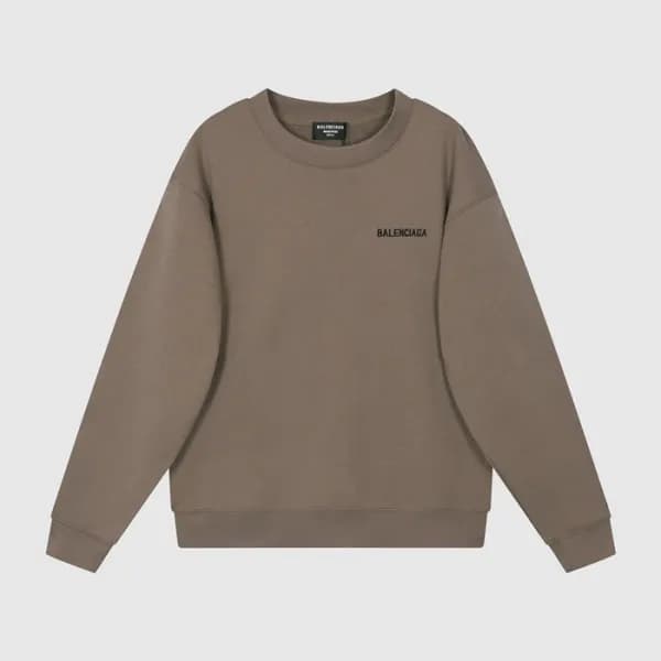 발렌시아가 남성 캐쥬얼 카멜 맨투맨 - Mens Camel Tshirts - bal0164… - 1