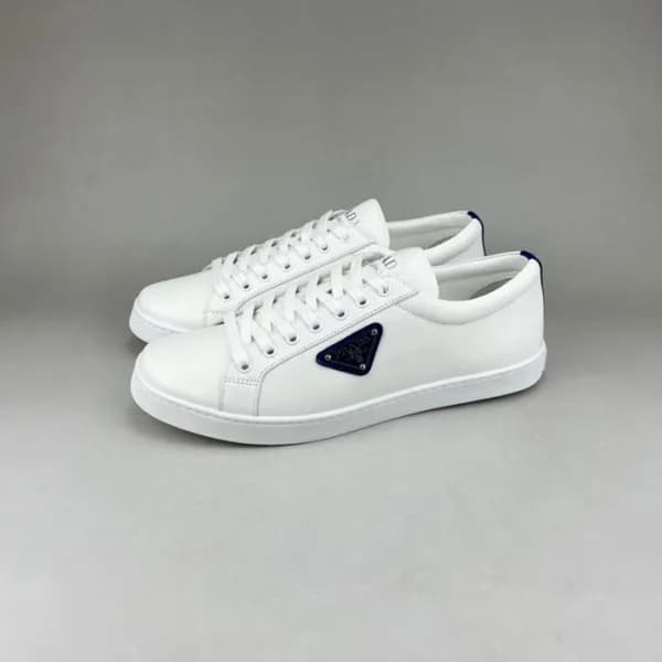 프라다 남성 클래식 화이트 스니커즈 - Mens White Sneakers - pra027… - 1