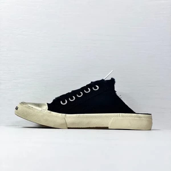 발렌시아가 남/녀 클래식 블랙 스니커즈 - Unisex Black Sneakers - ba… - 1