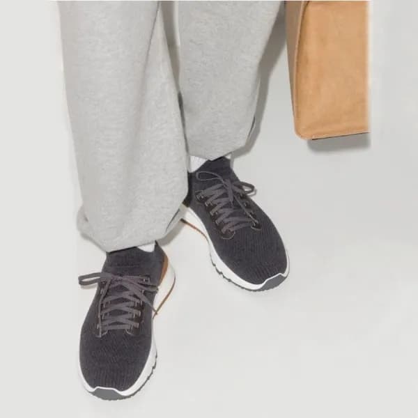 브루넬로쿠치넬리 남성 블랙 스니커즈 - Brunello Cucinelli Mens Blac… - 1