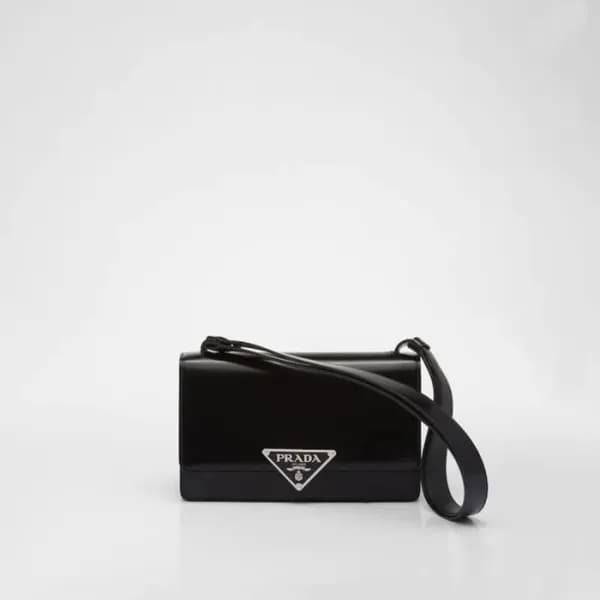 프라다 여성 블랙 숄더백 - Prada Womens Black Shoulder Bag - … - 1