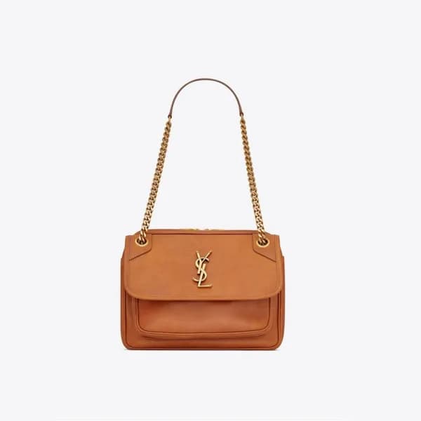 입생로랑 여성 카멜 니키백 - Saint Laurent Womens Camel Niki B… - 1
