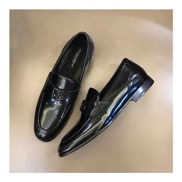 돌체앤가바나 남성 블랙 로퍼 - Dolce&Gabbana Mens Black Loafer … - 1