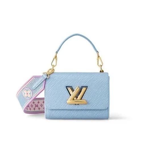 루이비통 여성 블루 트위스트백 - Louis vuitton Womens Blue Twist… - 1
