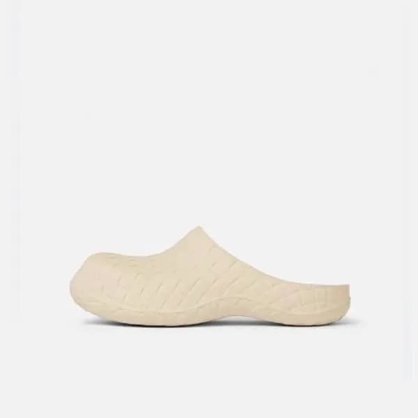 보테가베네타 남/녀 아이보리 슬리퍼 - Bottega veneta Unisex Ivory … - 1