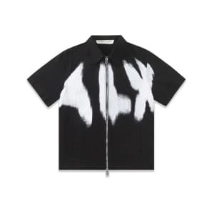 알릭스 남성 트렌디 블랙 폴로 반팔티 - ALYX Mens Black Short sleev…