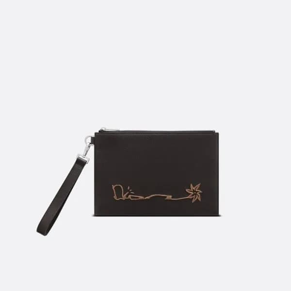 디올 남성 블랙 클러치 - Dior Mens Black Clutch - di832x - 1