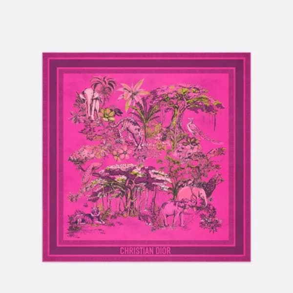 디올 여성 핑크 스카프 - Dior Womens Pink Scarf - di862x - 1