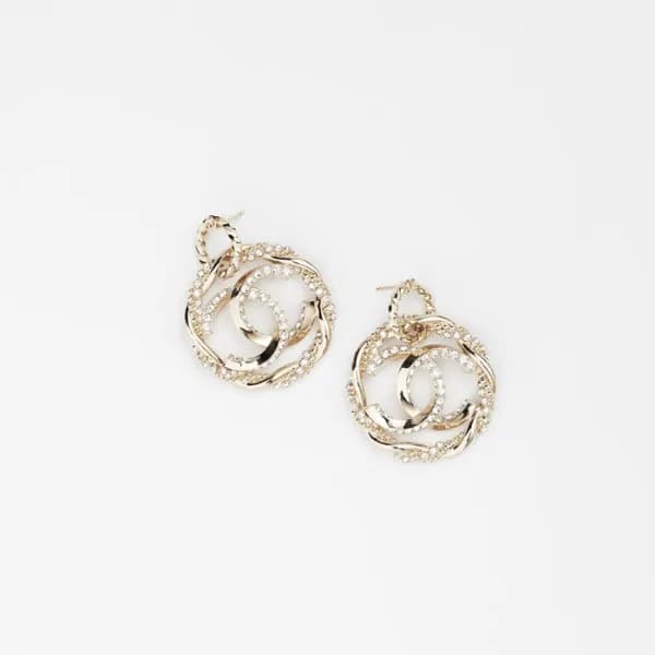 샤넬 여성 골드 이어링 - Chanel Womens Gold Earring - acc473… - 1