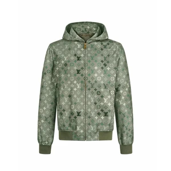 루이비통 남성 카키 후디 - Louis vuitton Mens Khaki Hoodie - … - 1