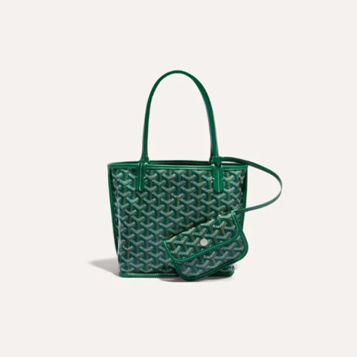 고야드 여성 그린 앙주 백 미니 - Goyard Womens Mini Anjou Bag -… - 1