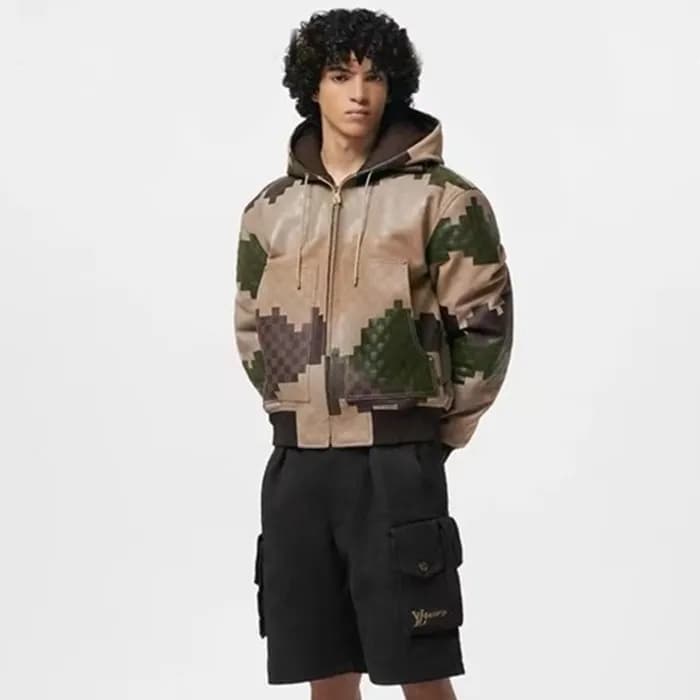 루이비통 남성 블랙 반바지 - Louis vuitton Mens Black Half-pan… - 1