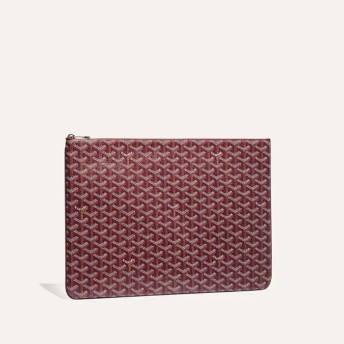 고야드 남/녀 버건디 세나 클러치 MM/MGM/GM - Goyard Unisex Senat… - 1